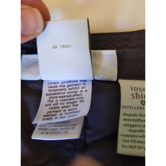 ExOfficio Insect Shield Hiking Pants 16 Bug Repellent Gray Outdoor Travel Women - Picture 5 of 8